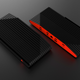 Atari plans to release its console in two models, one with a wood-grain front and one with a red and black color scheme. (Art: Atari)
